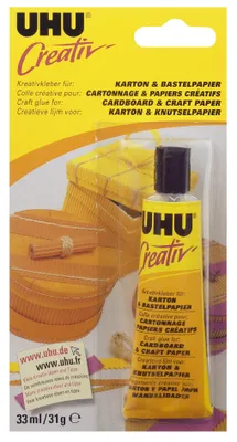 Produktbild von UHU Bastelkleber KARTON & BASTELPAPIER Tube 33ml Creativ'