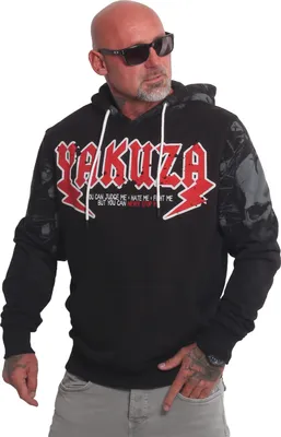 Produktbild von Yakuza Herren Judge Me Kapuzenpullover, Schwarz, L