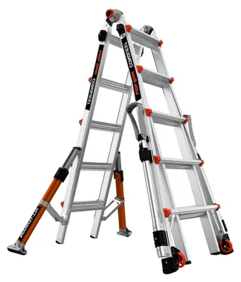 Produktbild von PRO M17 Leiter mit All-Terrain – 4 Stufen