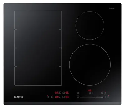 Produktbild von Samsung NZ64K7757BK, Schwarz, Integriert, Zonen-Induktionskochfeld, Glaskeramik, 4 Zone(n), 4 Zone(n)