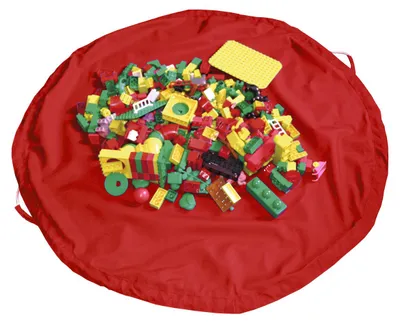 Produktbild von Eduplay Spielzeug Aufbewahrungstasche - Spieldecke rot - multifunktional