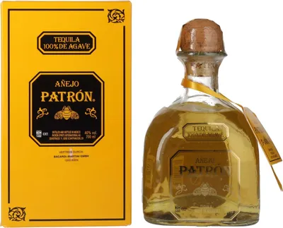 Image de Patrón Tequila Añejo 40% Vol. 0,7l en boîte cadeau