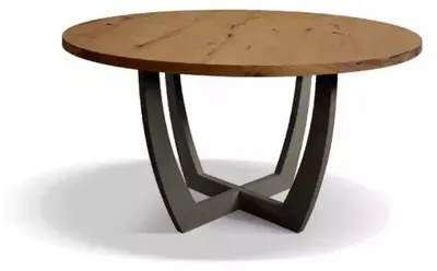Produktbild von Rund Esstisch Holz runden Küchentisch Esstische Stil modern braun 140cm
