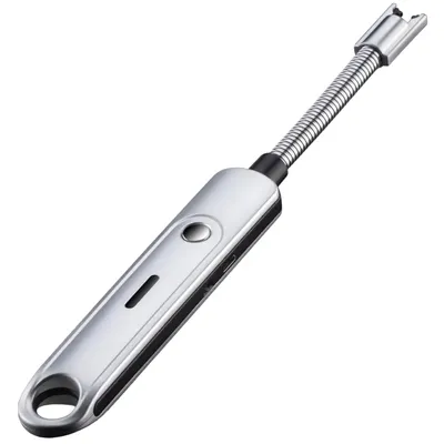 Obrázek produktu pro Univerzální elektrický zapalovač s USB - Stříbrná KP25711