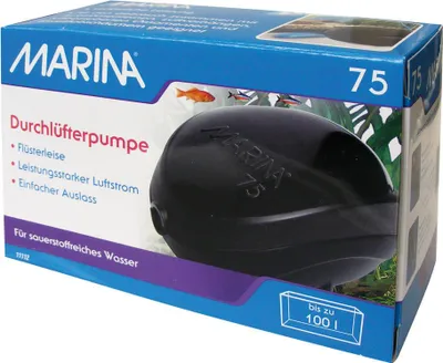 Image de Pompe à air Marina Durchlüfter 75 pour aquariums jusqu'à environ 100 L, 3,5 W, 75 l/h