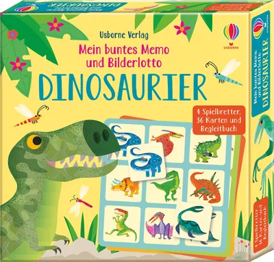 Produktbild von Mein buntes Memo und Bilderlotto: Dinosaurier