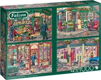 Produktbild von 11329 - Corner Shops - 4x 1000 Teile
