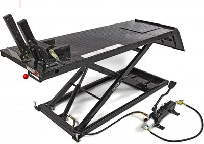 Produktbild von HBM 700 kg Motorrad-Hebetisch – Schwarz