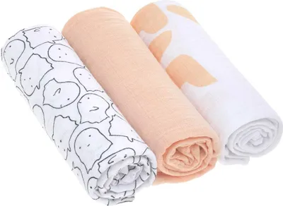 Produktbild von LÄSSIG Baby Puckdecke Spuckdecke Pucktuch Mulltuch weich kuschelig
