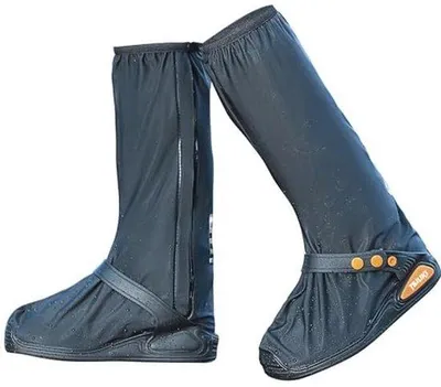Produktbild von Famanu Schuhüberzüge Wasserdicht - Wiederverwendbare Antirutsch Regenstiefel mit Reflektierenden Streifen