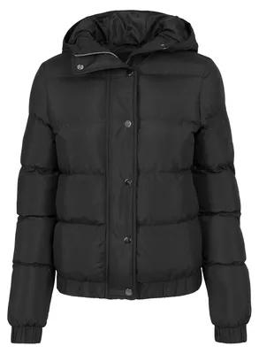 Produktbild von Urban Classics - Steppjacke mit Kapuze für Damen TN1041 (M) (Schwarz)
