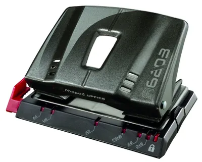 Produktbild von Maped M620311, 25 Blätter, Schwarz, Metall, 8 mm, 5,5 mm, A4, US, A5, F3 x 8, A6, 3×8