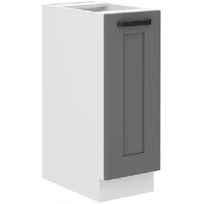 Image de Meuble coulissant LAILI - largeur 30 cm, gris/blanc