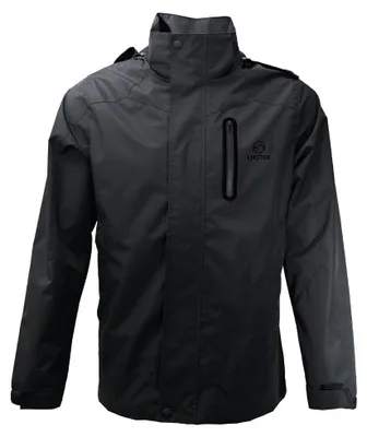 Productafbeelding van LHOTSE Stormjas voor heren, zwart, maat XL