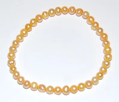 Produktbild von Goldfarbenes elastisches Perlen-Armband für Damen, Modeschmuck