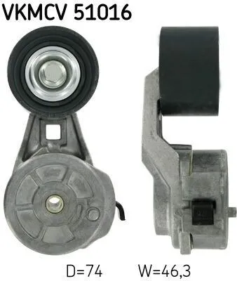 Obrázek produktu pro Napínací kladka, klínový řemen SKF VKMCV 51016