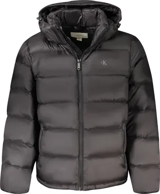 Produktbild von Herrenjacke Schwarz: Abnehmbare Kapuze, Wasser- & Windresistent