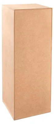 Produktbild von Dekosäule aus MDF, Blumensäule für das Wohnzimmer, Blumenständer, Podest für Dekoration, Pflanzenständer, stabiler Sockel, modernes Design, 80x30x30 cm