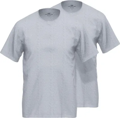 Produktbild von GÖTZBURG Herren T-Shirt, 2er Pack - Rundhals, Baumwolle, Kurzarm, einfarbig Grau XXL