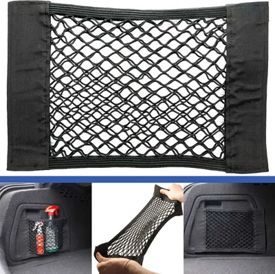 Produktbild von KFZ PKW Auto Netz Ablagenetz Stretchfach 39 x 25 cm Kofferraum Gepäck Universal