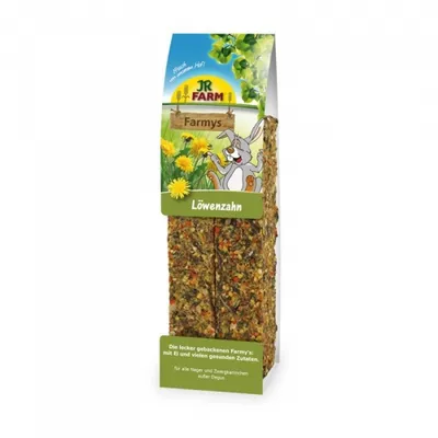 Produktbild von JR Farm Farmys Löwenzahn, Kaninchen, Löwenzahn, 160 g, Fest, Mais, Weizen, Karotten, Leinsaat, Erdnüsse, La Plata Hirse, Löwenzahn 6,7%, Manna Hirse,..., 1 Stück(e)