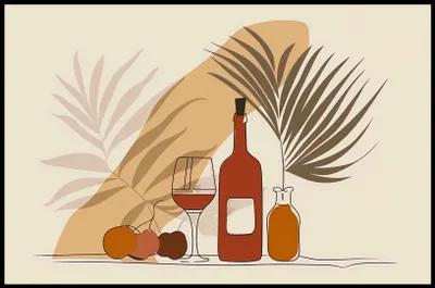 Image de Affiche 91,5 x 60 cm Winko près des palmiers