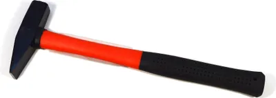Produktbild von SCHLOSSERHAMMER Fiberglasstiel Antirutschgriff HAMMER Werkzeugstahl 800 Gramm
