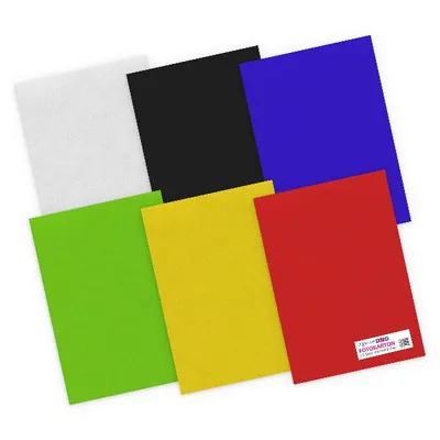 Produktbild von itenga Fotokarton - A4 300 g/qm 24 Blatt sortiert - Intensivfarben 6 Farben je 4 Blatt