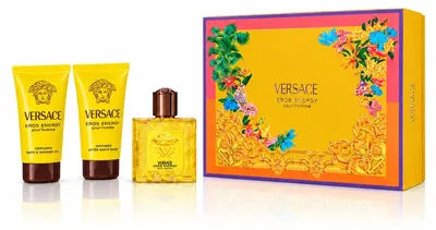 Zdjęcie produktu dla Zestaw prezentowy Versace Eros Energy: woda toaletowa w sprayu 50 ml, żel pod prysznic 50 ml, balsam po goleniu 50 ml