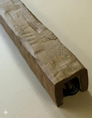 Productafbeelding van Decoratieve Balk - Imitatiehout - Interieur Decoratie - Echt Hout Uiterlijk - 2 Meter - Eikenhout