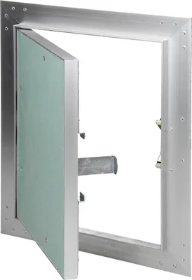 Produktbild von ECD Německo Přístupový panel Přístupové dveře GK vložka 200x250 mm, sádrokarton 12,5 mm, hliníkový rám