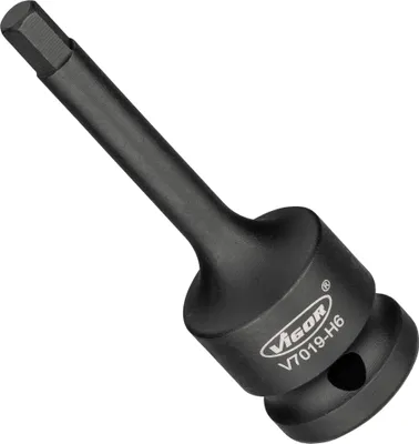 Imagen del producto de Vigor V7019-H6, llave de vaso, color , 1 cabeza, 1/2", métrica, 6 mm