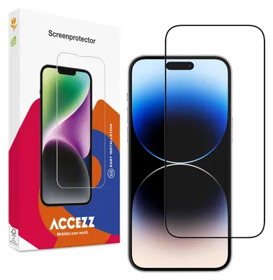 Immagine prodotto di iPhone 15 Pro Screenprotector: Accezz Gehard Glass Full Cover - Trasparente