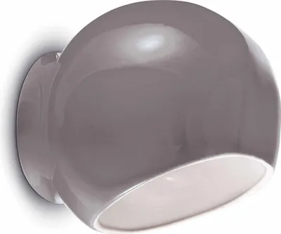 Produktbild von Wandleuchte Keramik B: 21 cm Grau E27 rund Retro Keramikleuchte