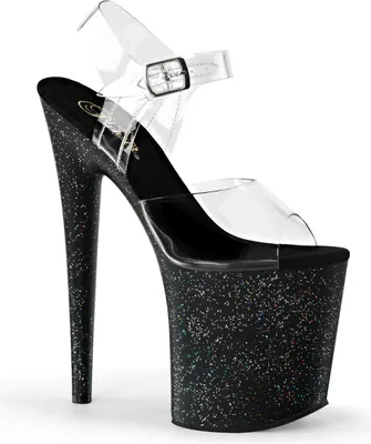 Produktbild von FLAMINGO-808MG Damen Sandale von Pleaser, Transparent EU 38, US 8