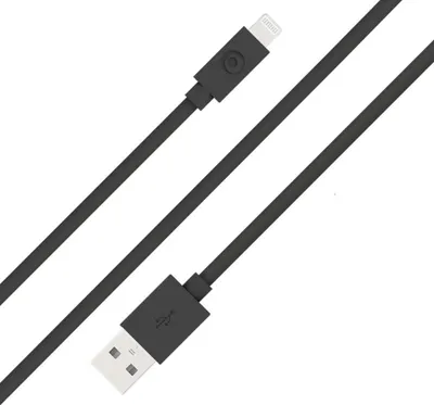 Image de Cable A/MFI - 2.4A 2m Recyclé Noir