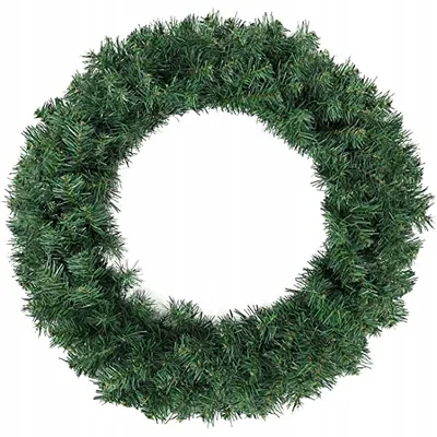 Produktbild von Tannenkranz 60cm künstlich Indoor & Outdoor grün