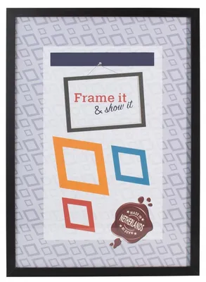 Produktbild von Mavanti Holz Bilderrahmen MDF Schwarz 30x40 cm Plexiglas