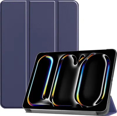 Produktbild von imoshion Trifold Klapphülle iPad Pro 11 (2024) M4 - Dunkelblau