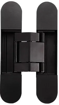 Obrázek produktu pro Nastavitelný vnitřní dveřní zámek, otevírání o 180 stupňů, robustní zámek, černý, 150 × 25 mm