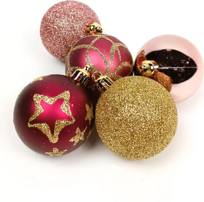 Produktbild von Weihnachtskugeln aus Kunststoff, Ø 5 cm, 15er-Set