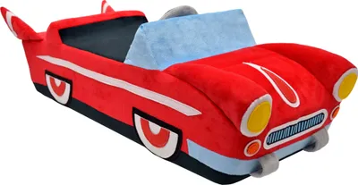 Obrázok produktu pre Plyšová hračka Autíčko Krtka 19 cm červené, 34917A