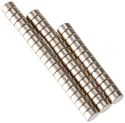 Neodymium Magnete N35, 2x1 mm, 0,09 kg, 50 Stück