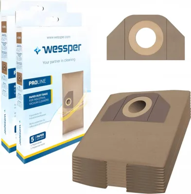 Produktbild von 10x Worki do odkurzaczy Wessper pasujące do Kärcher 6.959-130.0, do Karcher WD 3.200, WD 3.000, WD 3, 6.959-310, MV 3