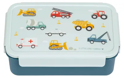Produktbild von A Little Lovely Company SBVEBU53, Brotdose, Kind, Hellblau, Polypropylen (PP), Abbildung, Rechteckig
