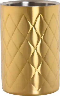 Obrázek produktu pro Chladič na láhve Home ESPRIT Gold Nerezová ocel 12 x 12 x 18 cm