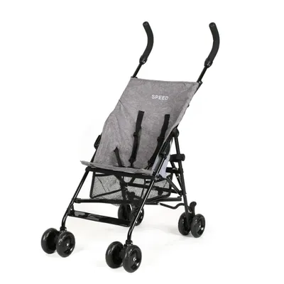 Produktbild von BabyTrold 13-76GML, Traditioneller Kinderwagen, Unisex, Feste Räder, Faltbar, Grau