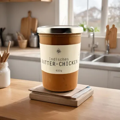 Produktbild von Indisches Butter Chicken im Glas – Metzgerei Guber – cremig, exotisch & frisch gekocht