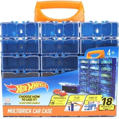 Produktbild von Hot Wheels Multibrick Auto Koffer 28 Stück 1:64