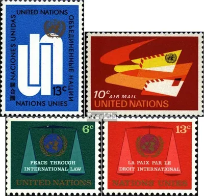 Produktbild von Briefmarken UNO - New York 1969 Mi 212,213,214-215 (kompl.Ausg.) gestempelt Sondermarken